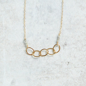 Ellen Hays Jewelry SHORT MULTI RING N2215-1 NECKLACE