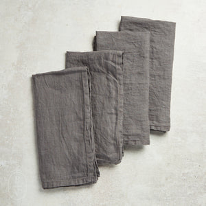 Deborah Rhodes WASHED LINEN NAPKIN Grey 22