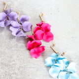 Virtue GOLD BAR POST HYACINTH EARRINGS