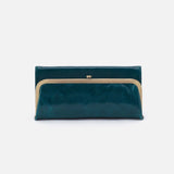 Hobo RACHEL CONTINENTAL WALLET Polished Leather Wild Bluegrass