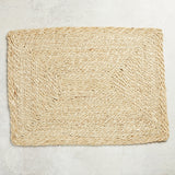 Blue Pheasant WHITLEY PLACEMAT Natural Jute Rectangular