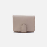 Hobo FERN BIFOLD WALLET Taupe Pebbled Leather