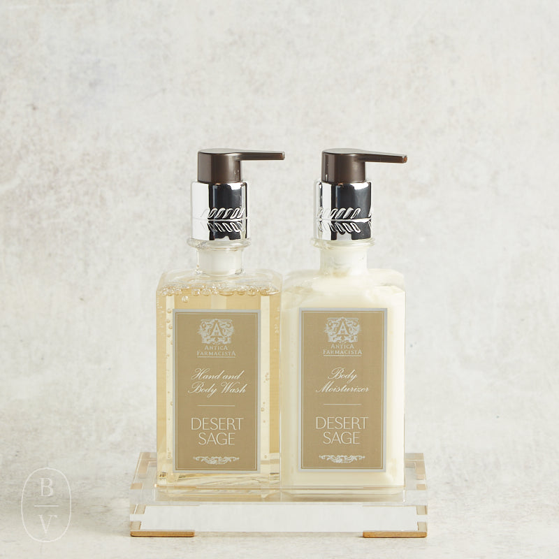 Antica Farmacista ACRYLIC BATH BODY GIFT SET Desert Sage