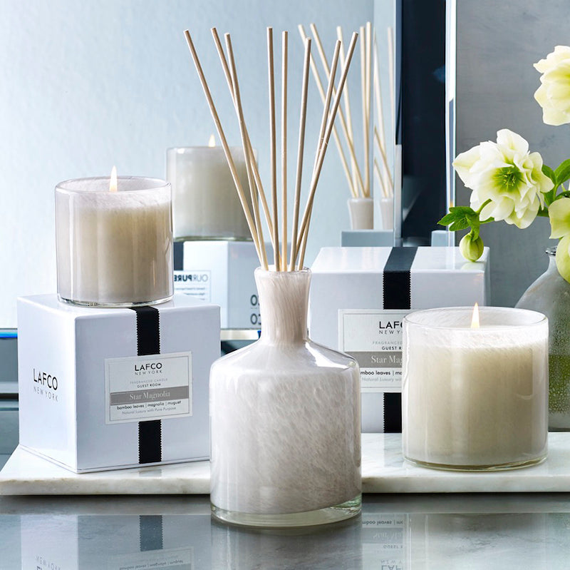 Glass Vessel Reed Diffuser By Lafco – Bella Vita Gifts & Interiors