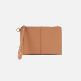 Hobo VIDA SMALL POUCH - SPRING 24 Biscuit Pebbled Leather