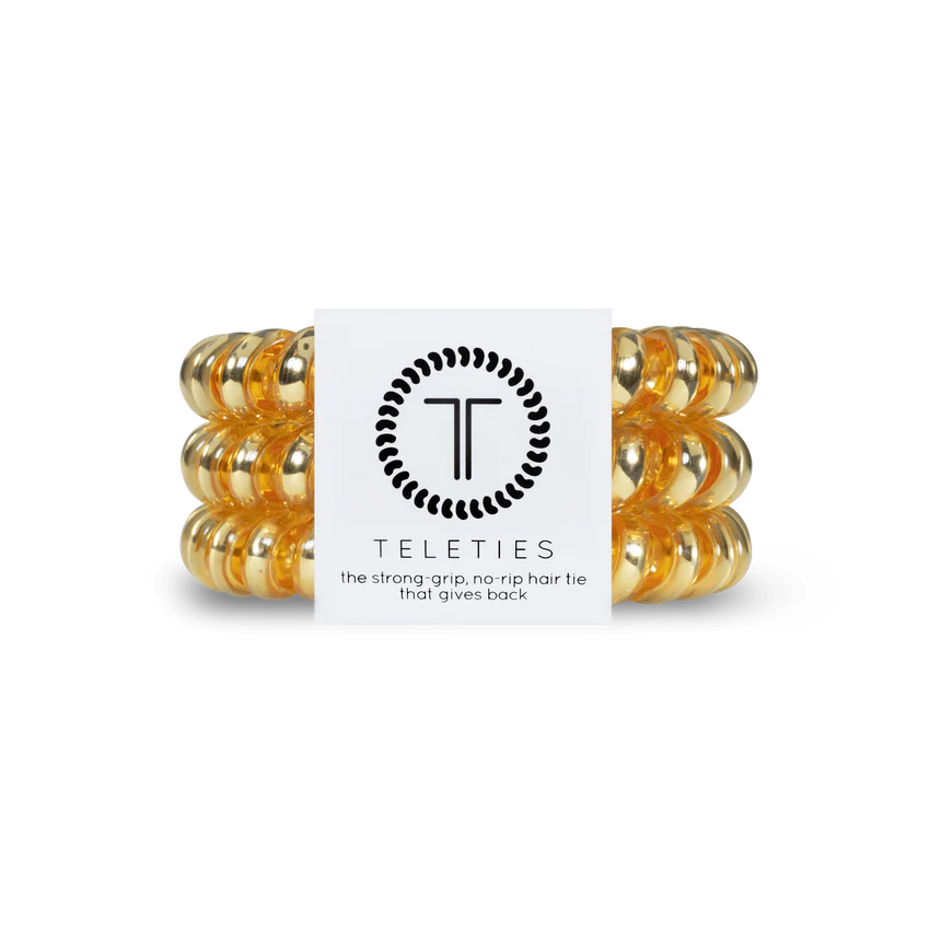 Teleties TELETIES PACK OF 3 Sunset Gold Small