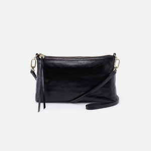 Hobo DARCY CROSSBODY BAG Polished Leather Black