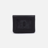 Hobo LUMEN MINI WALLET Pebbled Leather Black