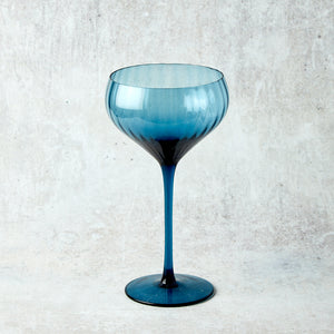 Zodax MADELEINE COCKTAIL GLASS Blue Azure
