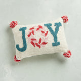 Peking Handicraft PINK JOY WITH POM POM PILLOW