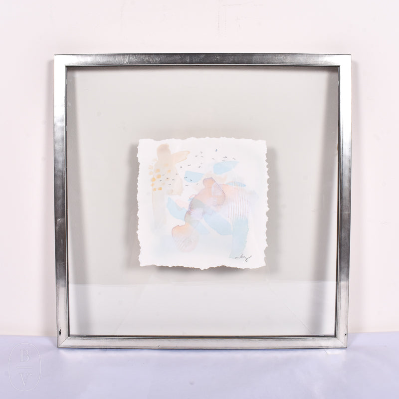 By Lacey FRAMED FLOATED ABSTRACT PAINTING - SERIES 2 NO 6