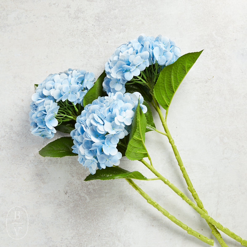K and K Interiors REAL TOUCH HYDRANGEA SPRAY