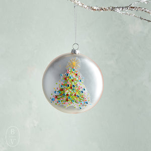 Raz Imports CONFETTI TREE DISC ORNAMENT