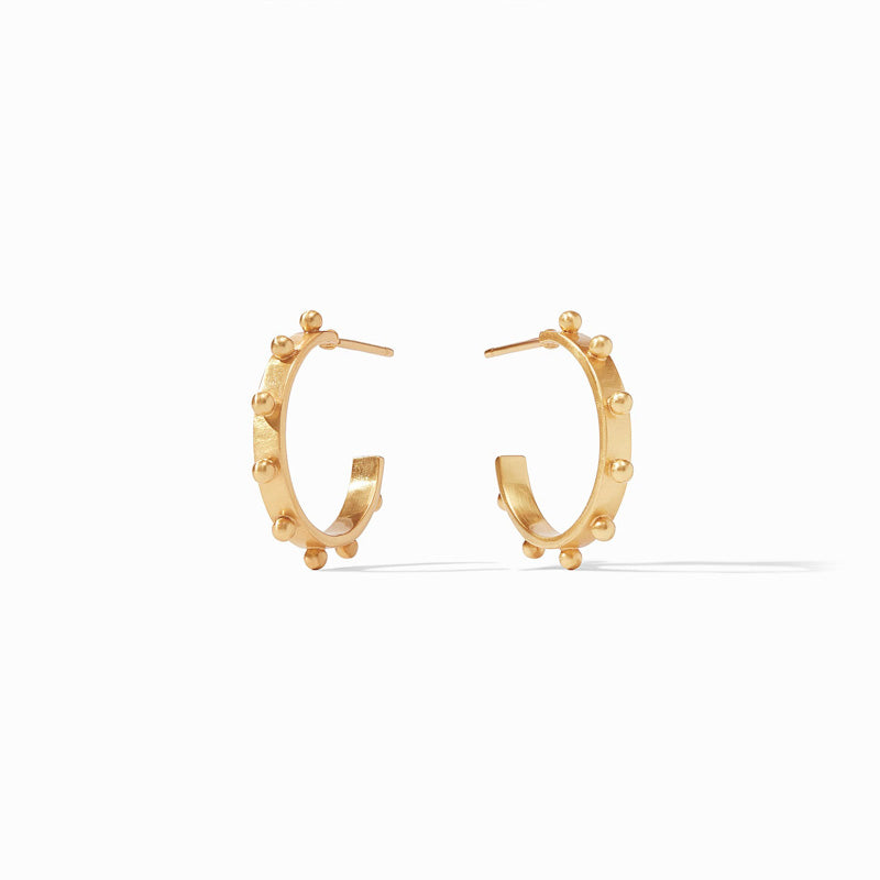 Julie Vos SOHO GOLD HOOP EARRINGS Gold Small