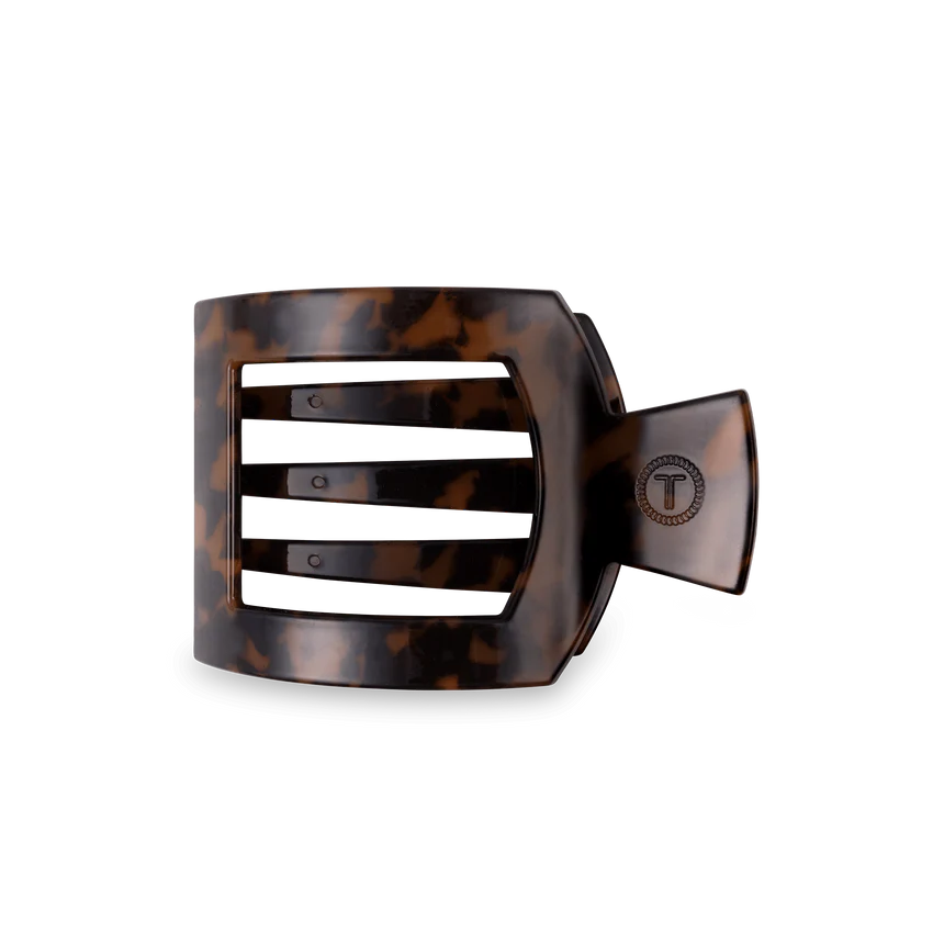 Teleties FLAT SQUARE CLIP Tortiose
