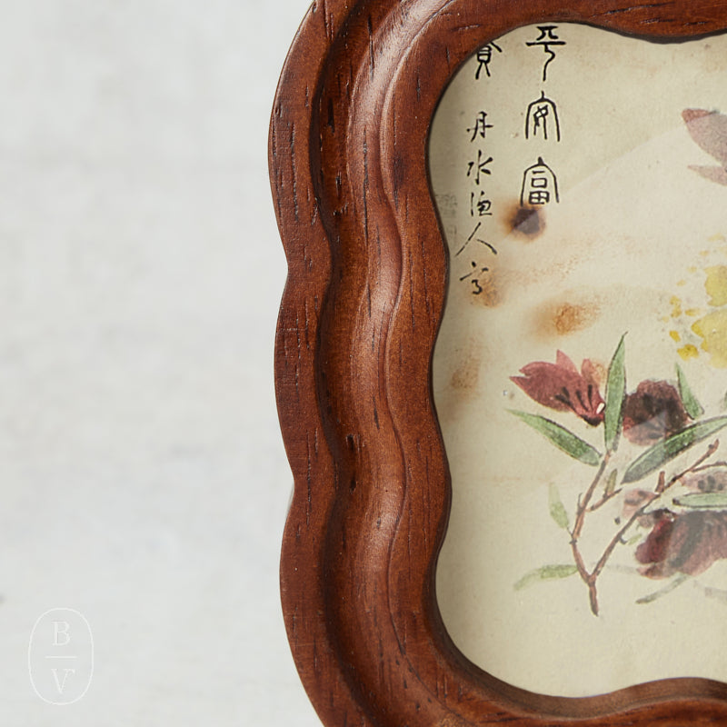 Bloomingville RUBBERWOOD SCALLOPED FRAME