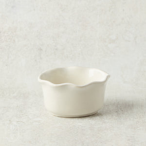 Casafina by Costa Nova RUFFLED RAMEKIN White