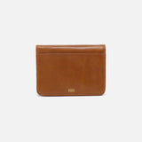 Hobo JILL BIFOLD WALLET Polished Leather Truffle