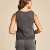 Barefoot Dreams SUNBLEACHED SCOOP MESH TANK
