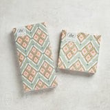 Boston International WATERCOLOR COAST DIAMONDS COCKTAIL NAPKINS