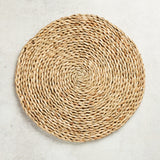 Blue Pheasant LUCIAN PLACEMAT Aged Seagrass Round