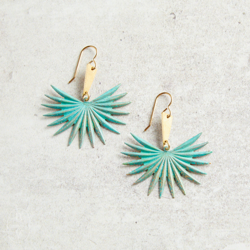 Darby Drake Jewelry and Design PATINA STARBURST EARRINGS - ETS388