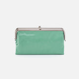 Hobo LAUREN CLUTCH WALLET - SPRING 24 Seaglass Polished Leather