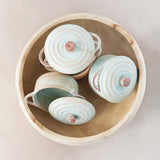 Creative Co-op REACTIVE GLAZE STONEWARE MINI BAKER Matte Celadon