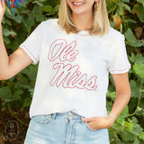Stewart Simmons THE OLE MISS EMBROIDERED TEE Extra Large