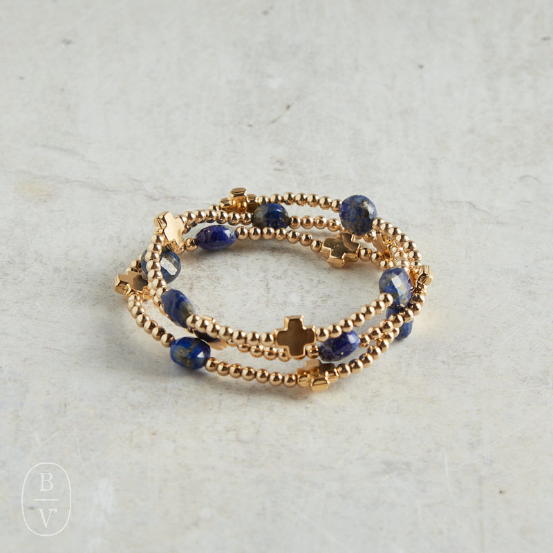 eNewton Design SIGNATURE CROSS ADMIRE PATTERN BRACELET
