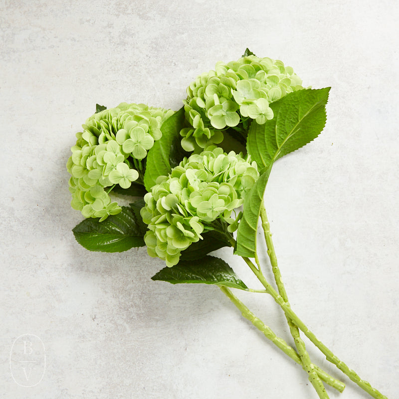 K and K Interiors REAL TOUCH HYDRANGEA SPRAY