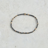 eNewton Design FACETED HEMATITE HOPE UNWRITTEN BRACELET Hematite