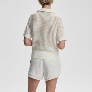 Varley NALI HALF ZIP KNIT TOP
