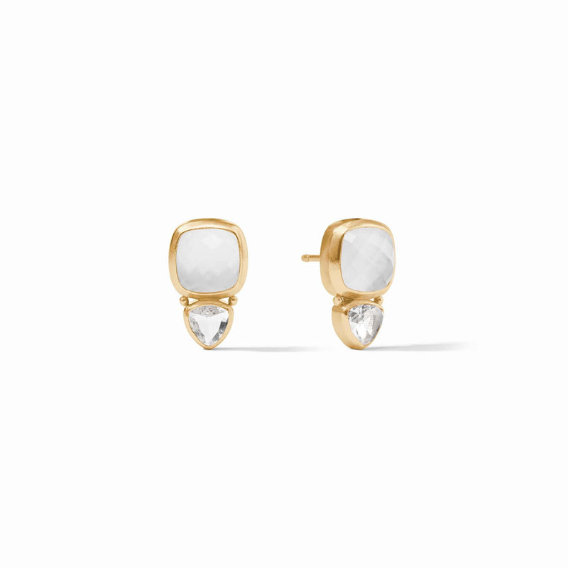 Julie Vos AQUITAINE DUO STUD EARRINGS