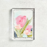 Haley Farris Fine Art ACRYLIC FRAME FLORAL 5 X 7