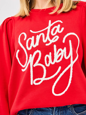 Mary Square KELLY SANTA BABY SWEATSHIRT