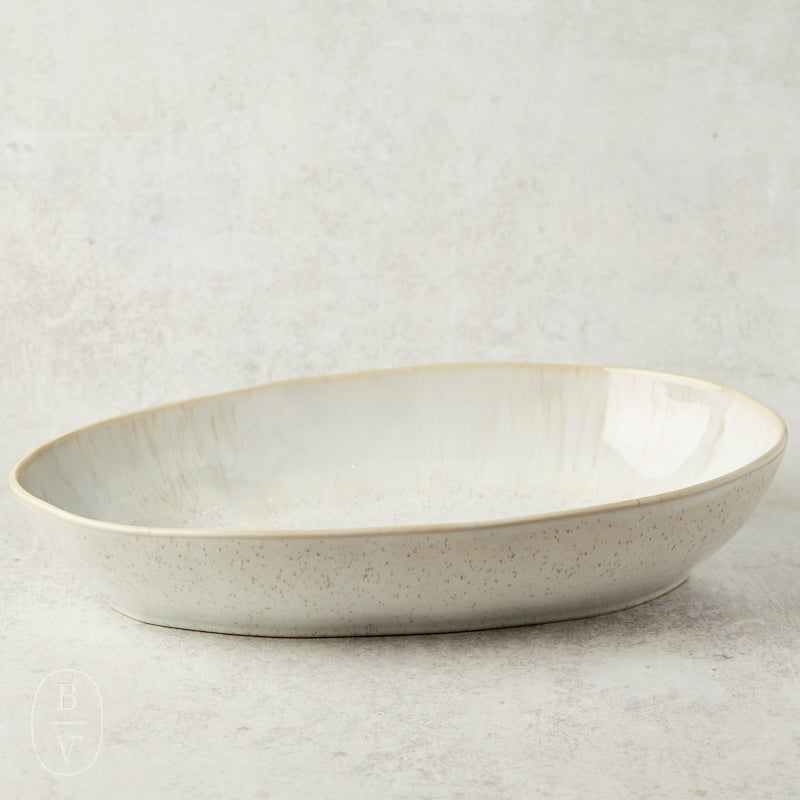 Casafina by Costa Nova EIVISSA OVAL BAKER Sand Beige Large