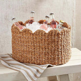 Mudpie WOVEN SCALLOP PARTY TUB