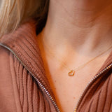 eNewton Design CHARM NECKLACE Gold 16 Love Small Charm
