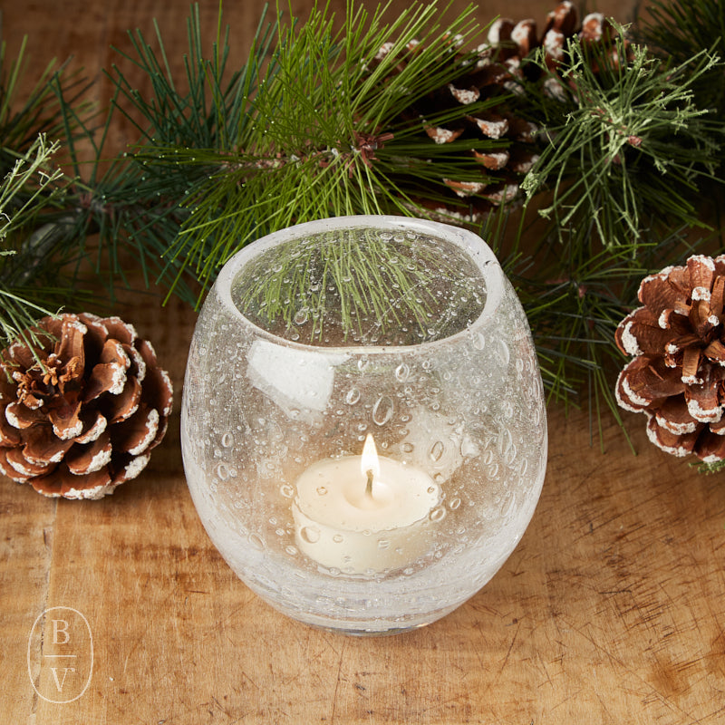 Simon Pearce BURLINGTON VELA TEALIGHT IN GIFT BOX