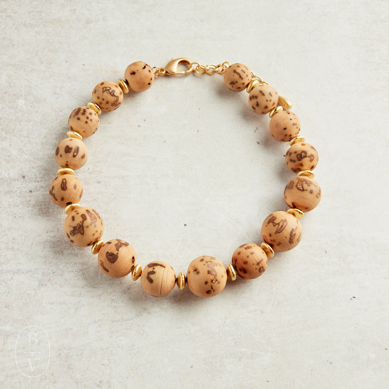 Virtue CORK BEAD NECKLACE