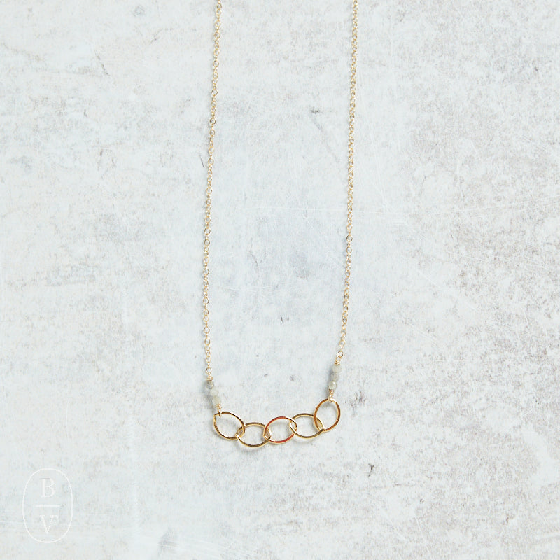Ellen Hays Jewelry SHORT MULTI RING N2215-1 NECKLACE