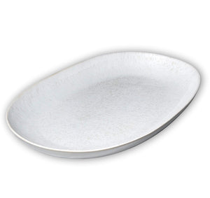 Carmel Ceramica LILY VALLEY CENTERPIECE TRAY White