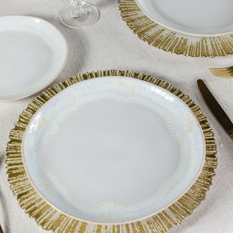 Casafina by Costa Nova GIANNA SUNBURST GLASS CHARGER PLATE