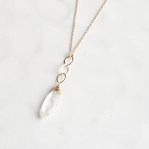 Ellen Hays Jewelry TEARDROP STONE PENDANT N2009G NECKLACE