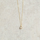 Elyssa Bass Designs TINY SQUARE NECKLACE