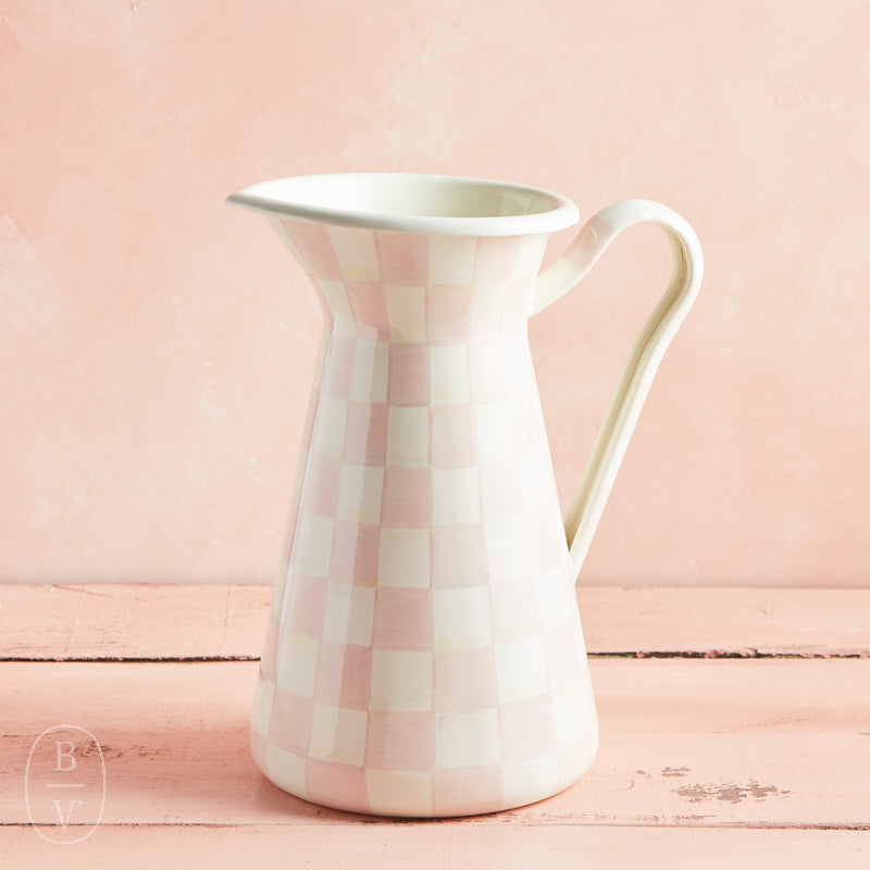 MacKenzie-Childs PRACTICAL PITCHER Rosy Check Large