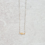 CV Designs WHITE CHAIN CROSS NECKLACE - CVNWSC