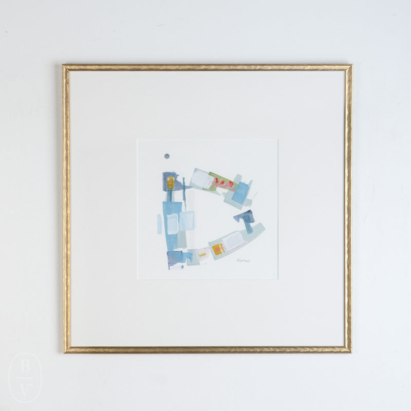 Sarah Robertson TRUSTED PATHWAYS 5 FRAMED PAINTING