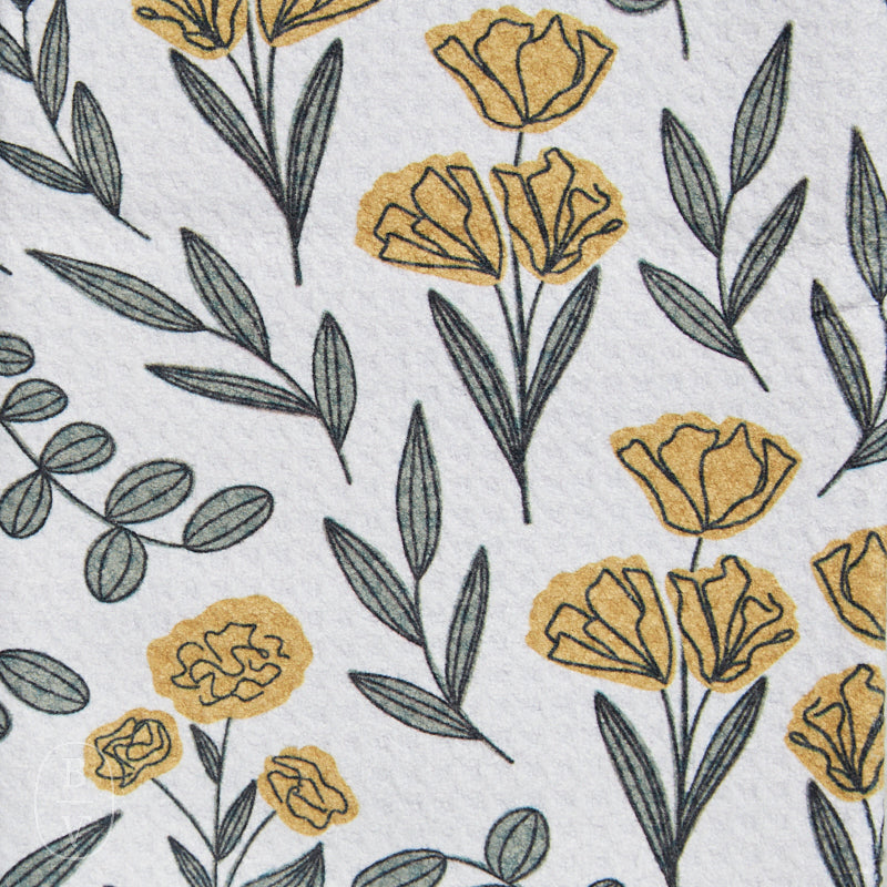 Geometry CHAROLETTE YELLOW TEA TOWEL